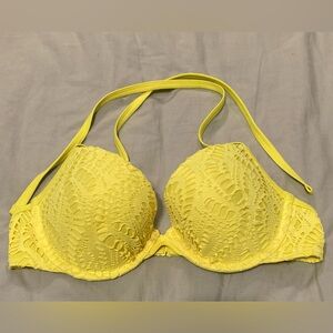 Aerie Bright Yellow Women’s Bikini Top Size 36C